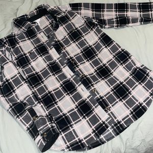 New! Pink flannel, worn once